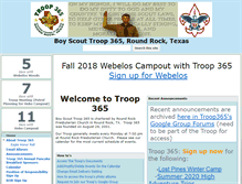 Tablet Screenshot of bsatroop365.org